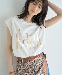 【汗染み防止加工】箔プリントロゴTシャツ