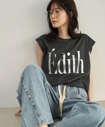 【汗染み防止加工】箔プリントロゴTシャツ
