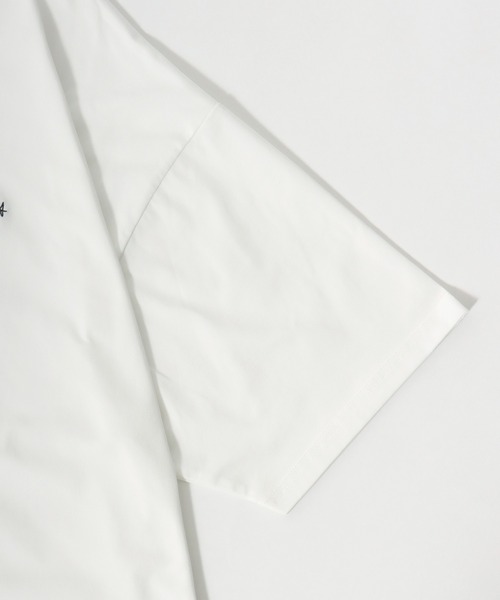 Mark Gonzales（マーク・ゴンザレス）の「2026SS Mark Gonzale/マークゴンザレス オーバーサイズ ワンポイントロゴ刺繍 ドローコード付 ヘンリーネックTシャツ（Tシャツ/カットソー・メンズ・ブラック/ホワイト/チャコール・LL/M/L）」の16枚目の写真