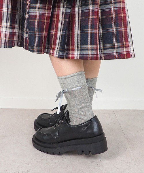 byあしながおじさん（バイアシナガオジサン）の「トラックソールキルトシューズ　8510153（ドレスシューズ・レディース・ブラック系その他/ブラック/ダークブラウン/レンガ・S/M/L/LL）」の11枚目の写真