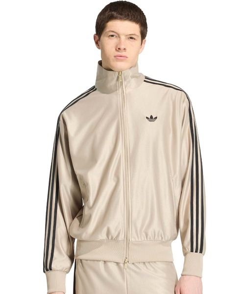 adidas(アディダス)の「adidas FIREBIRD METALLIC TRACK TOP / アディダス ファイヤーバード メタリック トラックトップ(ジャージ・メンズ・カーキ・S/3XL/XXL/XL/L/M)」の1枚目の写真