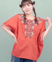 チチカカ（チチカカ）の「Rico ウィピール刺繍プルオーバー（シャツ/ブラウス）」