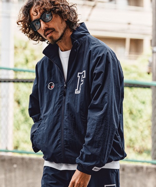 felkod（フィルコッド）の「mj11651- F-Print×Chenille Patch Nylon Jacket スタンドカラーナイロンジャケット(F26A270)（ナイロンジャケット・メンズ・ネイビー/ブラック・S/M/L/XL）」の21枚目の写真