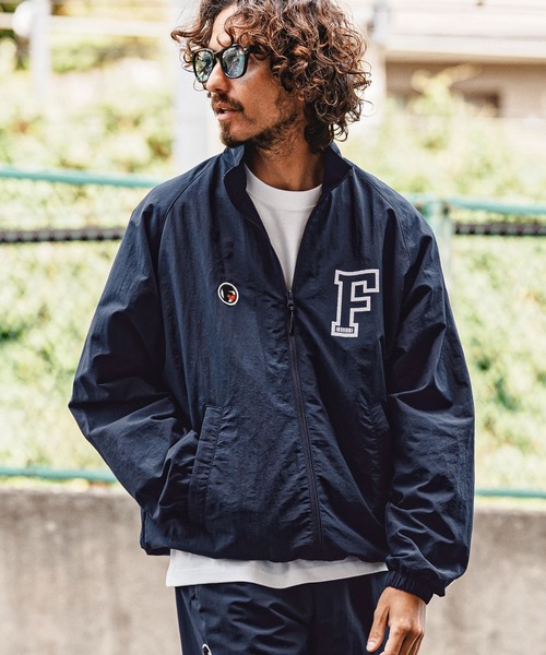 felkod（フィルコッド）の「mj11651- F-Print×Chenille Patch Nylon Jacket スタンドカラーナイロンジャケット(F26A270)（ナイロンジャケット・メンズ・ネイビー/ブラック・S/M/L/XL）」の22枚目の写真