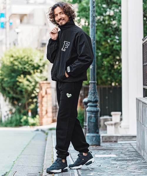 felkod（フィルコッド）の「mj11651- F-Print×Chenille Patch Nylon Jacket スタンドカラーナイロンジャケット(F26A270)（ナイロンジャケット・メンズ・ネイビー/ブラック・S/M/L/XL）」の6枚目の写真