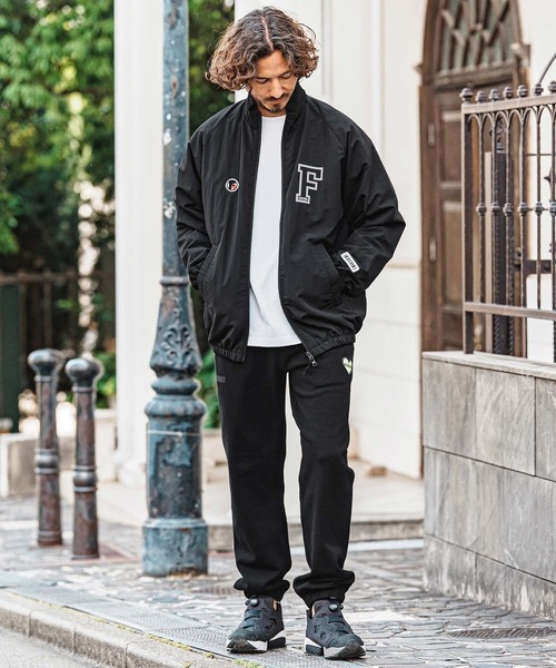 felkod（フィルコッド）の「mj11651- F-Print×Chenille Patch Nylon Jacket スタンドカラーナイロンジャケット(F26A270)（ナイロンジャケット・メンズ・ネイビー/ブラック・S/M/L/XL）」の8枚目の写真