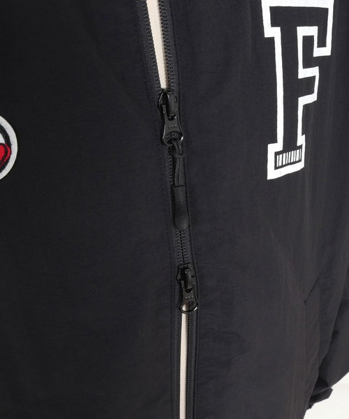 felkod（フィルコッド）の「mj11651- F-Print×Chenille Patch Nylon Jacket スタンドカラーナイロンジャケット(F26A270)（ナイロンジャケット・メンズ・ネイビー/ブラック・S/M/L/XL）」の14枚目の写真