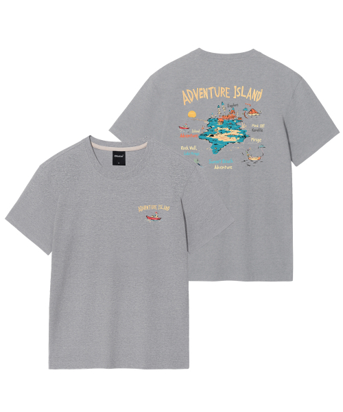 OKSTAR(オクスター)の「アドベンチャーアイランドバンファルティ(Tシャツ/カットソー・レディース・ネイビー/ライトグレー/ダークブルー/ダークグリーン/カーキ/ダークグレー/クリーム/ホワイト/ブラック/ライトベージュ/グレー・4XL/SMALL/MEDIUM/LARGE/X-LARGE/2XL/3XL)」の22枚目の写真