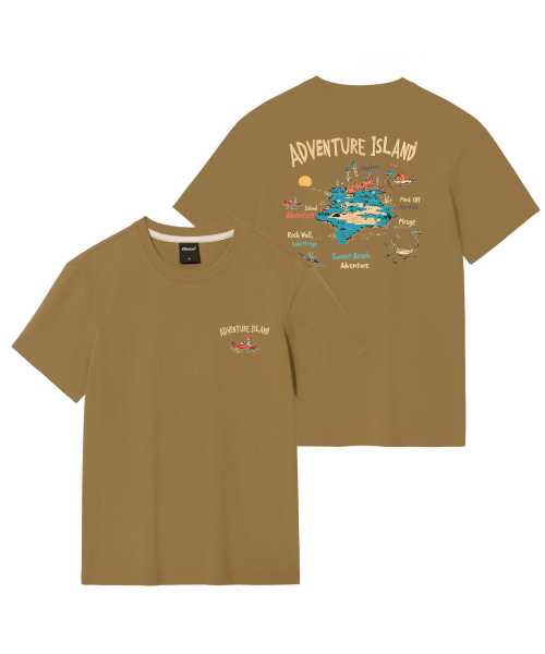 OKSTAR(オクスター)の「アドベンチャーアイランドバンファルティ(Tシャツ/カットソー・レディース・ネイビー/ライトグレー/ダークブルー/ダークグリーン/カーキ/ダークグレー/クリーム/ホワイト/ブラック/ライトベージュ/グレー・4XL/SMALL/MEDIUM/LARGE/X-LARGE/2XL/3XL)」の18枚目の写真