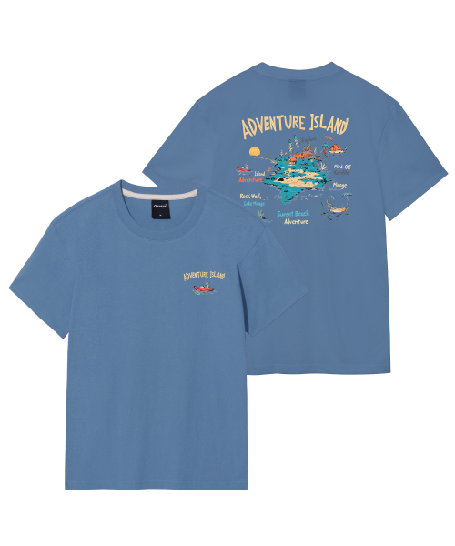OKSTAR(オクスター)の「アドベンチャーアイランドバンファルティ(Tシャツ/カットソー・レディース・ネイビー/ライトグレー/ダークブルー/ダークグリーン/カーキ/ダークグレー/クリーム/ホワイト/ブラック/ライトベージュ/グレー・4XL/SMALL/MEDIUM/LARGE/X-LARGE/2XL/3XL)」の17枚目の写真