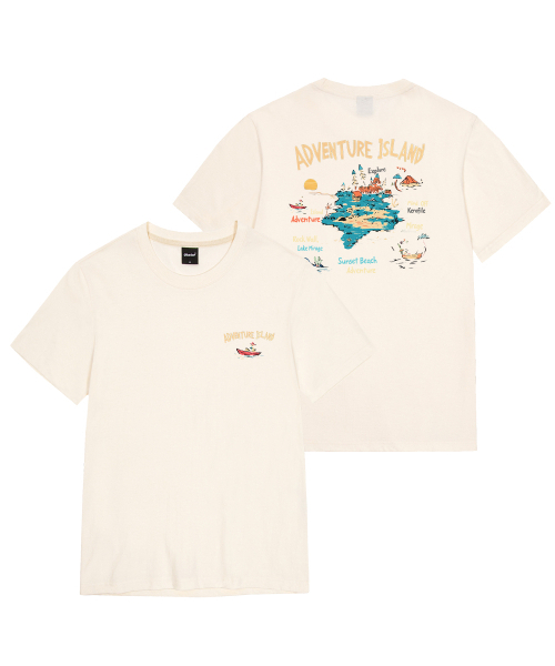 OKSTAR(オクスター)の「アドベンチャーアイランドバンファルティ(Tシャツ/カットソー・レディース・ネイビー/ライトグレー/ダークブルー/ダークグリーン/カーキ/ダークグレー/クリーム/ホワイト/ブラック/ライトベージュ/グレー・4XL/SMALL/MEDIUM/LARGE/X-LARGE/2XL/3XL)」の16枚目の写真