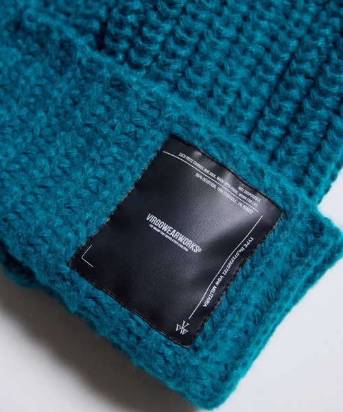 VIRGOwearworks（ヴァルゴウェアワークス）の「MASSIVE WAVE BEANIE 2（ニットキャップ/ビーニー・メンズ・グリーン/レッド/ブラック・FREE）」の8枚目の写真