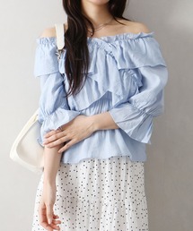 クロス2WAYショートスリーブブラウス