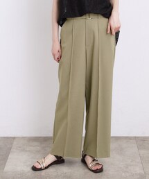 grove | 【洗濯機OK・遮熱・ひんやり/SETUP可】シワになりにくい、ベルト付ワイドパンツ(その他パンツ)