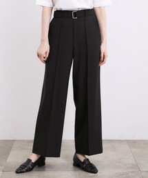 grove | 【洗濯機OK・遮熱・ひんやり/SETUP可】シワになりにくい、ベルト付ワイドパンツ(その他パンツ)
