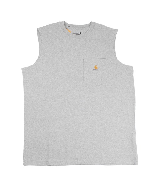 Carhartt(カーハート)の「【UT210】【Carhartt/カーハート】LOOSE FIT SLEEVELESS POCKET TEE CRHTT100374(Tシャツ/カットソー・メンズ・グレー/ブラック・LARGE/MEDIUM)」の3枚目の写真