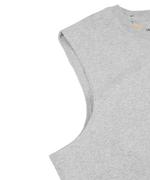 Carhartt(カーハート)の「【UT210】【Carhartt/カーハート】LOOSE FIT SLEEVELESS POCKET TEE CRHTT100374(Tシャツ/カットソー・メンズ・グレー/ブラック・LARGE/MEDIUM)」の7枚目の写真