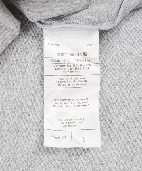 Carhartt(カーハート)の「【UT210】【Carhartt/カーハート】LOOSE FIT SLEEVELESS POCKET TEE CRHTT100374(Tシャツ/カットソー・メンズ・グレー/ブラック・LARGE/MEDIUM)」の9枚目の写真