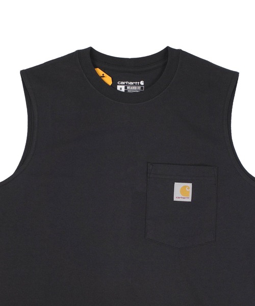 Carhartt(カーハート)の「【UT210】【Carhartt/カーハート】LOOSE FIT SLEEVELESS POCKET TEE CRHTT100374(Tシャツ/カットソー・メンズ・グレー/ブラック・LARGE/MEDIUM)」の13枚目の写真