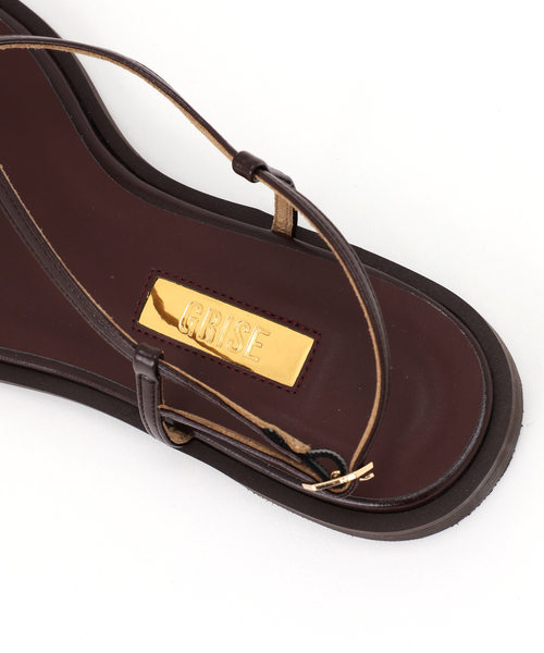 GRISE(グリーズ)の「《/WEB+一部店舗限定》GRISEメタルリングクロストングサンダル(サンダル・レディース・ボルドー・MEDIUM/SMALL/X-LARGE/LARGE)」の11枚目の写真