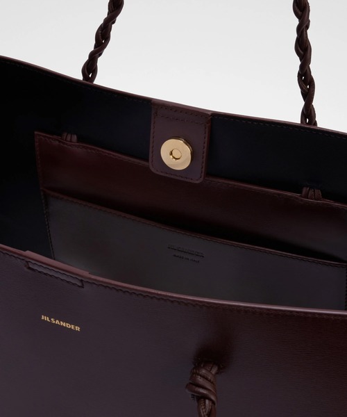 JIL SANDER(ジルサンダー)の「TANGLE SHOPPING EW(トートバッグ・レディース・ダークブラウン・UNI)」の3枚目の写真