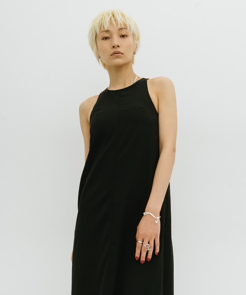 HANNE(アン)の「カップインアメスリロングワンピース(ワンピース・レディース・ブラウン/ブラック・S/M)」の11枚目の写真