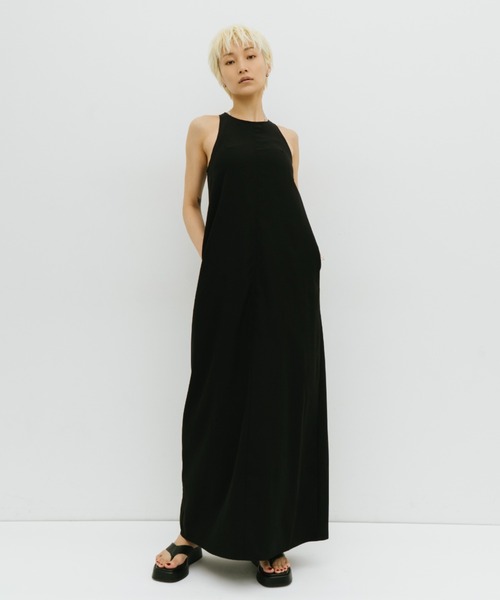 HANNE(アン)の「カップインアメスリロングワンピース(ワンピース・レディース・ブラウン/ブラック・S/M)」の12枚目の写真