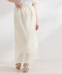 シアーオーガンジースカート