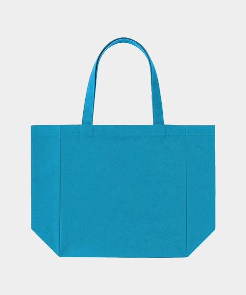 mydeepbluememories(マイディープブルーメモリーズ)の「MM LOGO ECO BAG_Cyan(エコバッグ/サブバッグ・レディース・ターコイズブルー・FREE)」の7枚目の写真