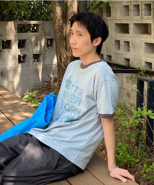 mydeepbluememories(マイディープブルーメモリーズ)の「MM LOGO ECO BAG_Cyan(エコバッグ/サブバッグ・レディース・ターコイズブルー・FREE)」の17枚目の写真