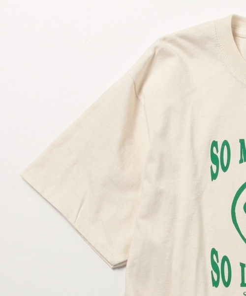B:MING by BEAMS（ビーミングバイビームス）の「GREEN APPLE BOOKS / So Many Books T shirt（Tシャツ/カットソー・メンズ・ナチュラル・MEDIUM/LARGE）」の6枚目の写真