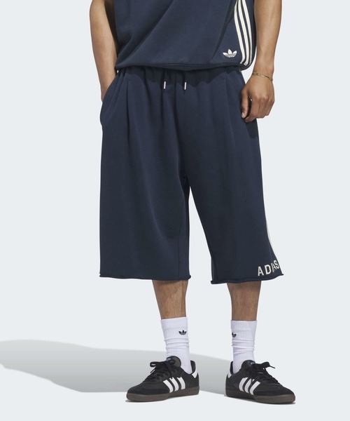 adidas(アディダス)の「スウェット ショーツ / ハーフパンツ / アディダスオリジナルス adidas Originals(スウェットパンツ・メンズ・ブルー/グレー・MEDIUM/X-SMALL/XX-LARGE/X-LARGE)」の2枚目の写真
