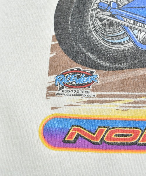 GILDAN(ギルダン)の「【USED】Y2K GILDAN “Danny Wood” ロングスリーブ レーシングTシャツ(Tシャツ/カットソー・メンズ・ホワイト・LARGE)」の3枚目の写真