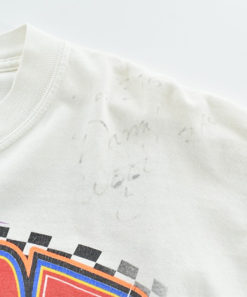 GILDAN(ギルダン)の「【USED】Y2K GILDAN “Danny Wood” ロングスリーブ レーシングTシャツ(Tシャツ/カットソー・メンズ・ホワイト・LARGE)」の6枚目の写真