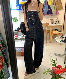 デニムサロペット