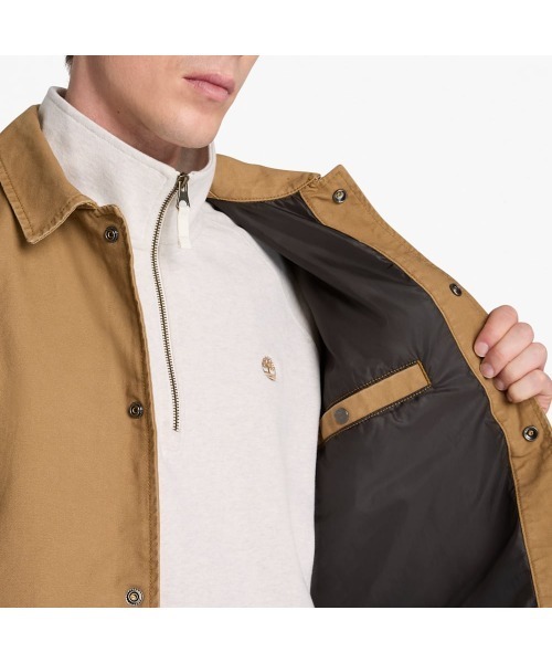 Timberland（ティンバーランド）の「コーチ ジャケット メンズ（その他アウター・メンズ・ベージュ・MEDIUM/X-LARGE/SMALL/LARGE/XX-LARGE）」の3枚目の写真