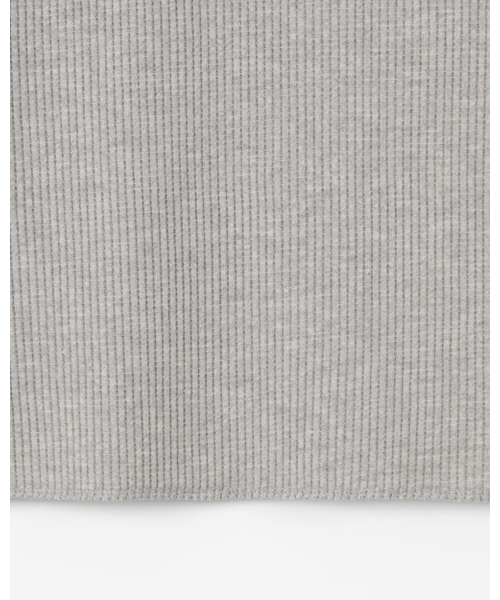THEENDQUESTION(ジエンドクエスチョン)の「Waffle crewneck T-shirt / GRAY(Tシャツ/カットソー・レディース・その他・1/2)」の6枚目の写真