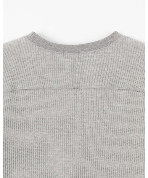 THEENDQUESTION(ジエンドクエスチョン)の「Waffle crewneck T-shirt / GRAY(Tシャツ/カットソー・レディース・その他・1/2)」の7枚目の写真