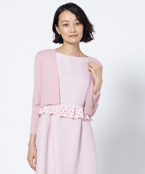 TOCCA(トッカ)の「SQUARE BOLERO ボレロ(カーディガン/ボレロ・レディース・ネイビー系/ピンク系・SMALL/MEDIUM)」の4枚目の写真