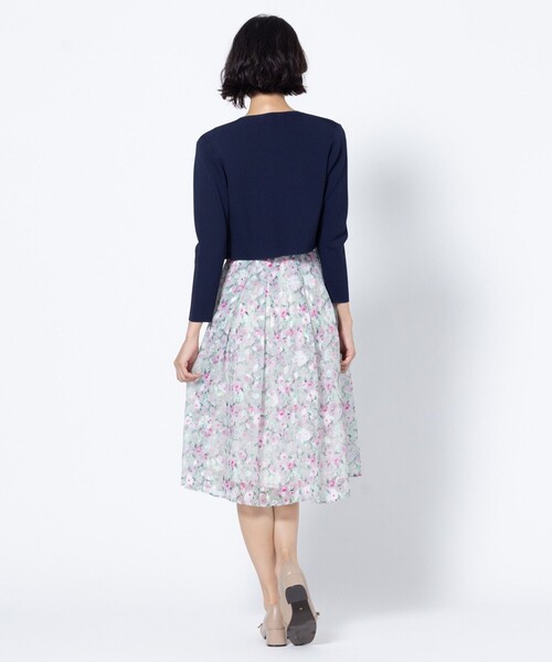 TOCCA(トッカ)の「SQUARE BOLERO ボレロ(カーディガン/ボレロ・レディース・ネイビー系/ピンク系・SMALL/MEDIUM)」の7枚目の写真