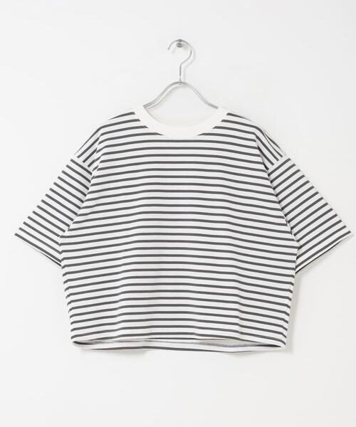 FORK&SPOON(フォークアンドスプーン)の「FORK&SPOON ショルダータックTシャツ(Tシャツ/カットソー・レディース・バーガンディー/ブラック/ホワイト系その他・1)」の11枚目の写真