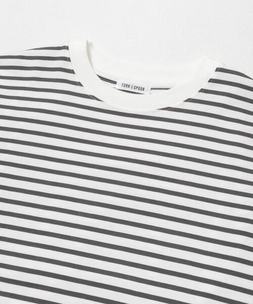 FORK&SPOON(フォークアンドスプーン)の「FORK&SPOON ショルダータックTシャツ(Tシャツ/カットソー・レディース・バーガンディー/ブラック/ホワイト系その他・1)」の12枚目の写真