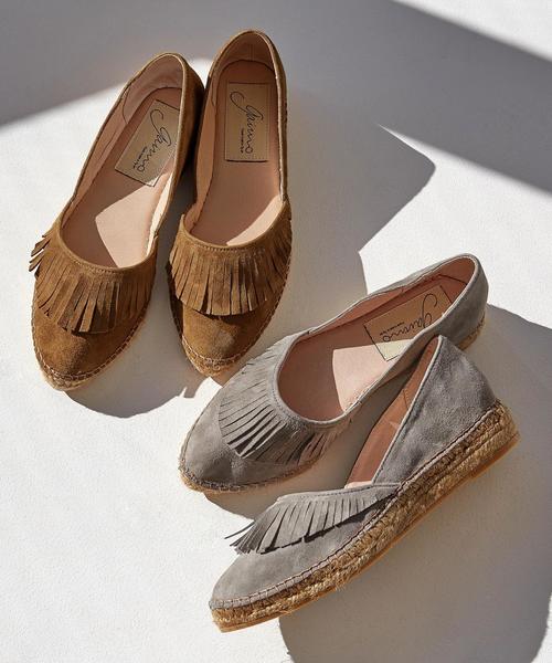 GAIMO（ガイモ）の「[ガイモ]Gaimo CF フリンジF シューズ◆（その他シューズ・レディース・ライトグレー/ベージュ・38/36/37）」の3枚目の写真