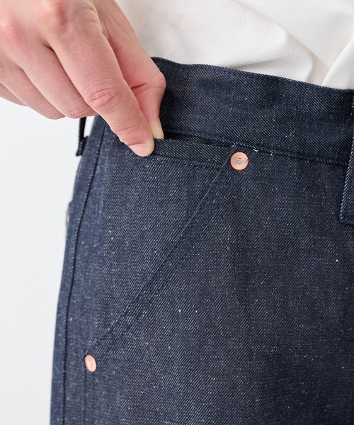 TANAKA(タナカ)の「【TANAKA/タナカ】別注NEW CLASSIC WORK JEANS INDIGO LINEN(デニムパンツ・メンズ・インディゴブルー・28inch/30inch/32inch/34inch/36inch)」の14枚目の写真