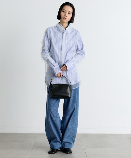 TOGA(トーガ)の「【TOGA TOO/トーガトゥー】Leather mini bag(ハンドバッグ・レディース・ブラウン/ブラック・FREE)」の10枚目の写真