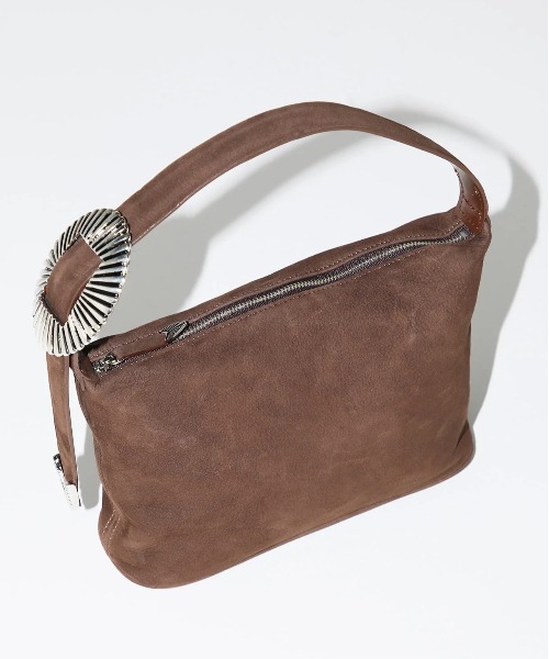 TOGA(トーガ)の「【TOGA TOO/トーガトゥー】Leather mini bag(ハンドバッグ・レディース・ブラウン/ブラック・FREE)」の13枚目の写真