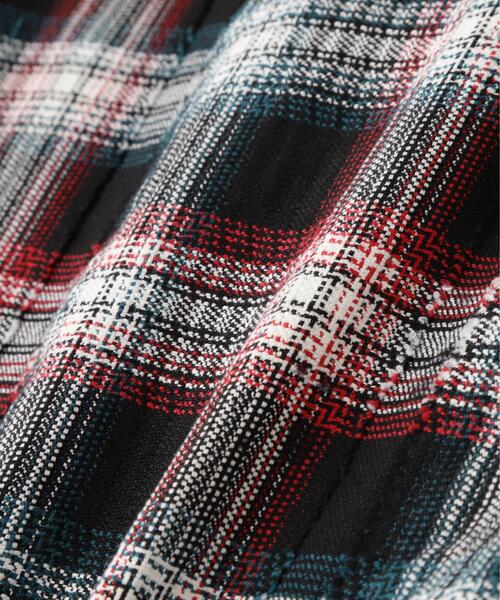 DANKE SCHON（ダンケシェーン）の「DankeSchon/ダンケシェーン/FLANNEL DAMAGE SHIRTS DOBBY（シャツ/ブラウス・メンズ・ブラック系その他/ホワイト系2・M/L）」の12枚目の写真