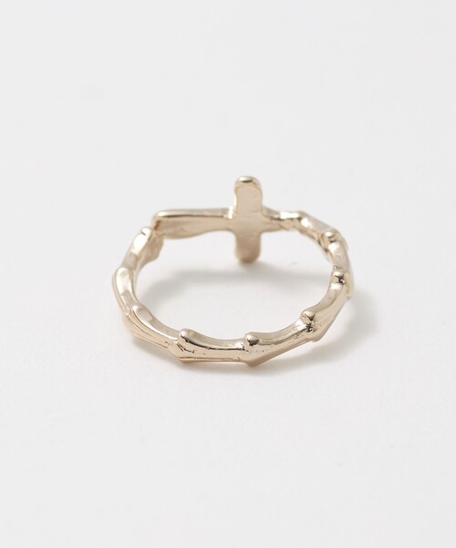 BEAUTY&YOUTH UNITED ARROWS(ビューティーアンドユースユナイテッドアローズ)の「ユニーク クロス リング(リング・レディース・シルバー/ゴールド・FREE)」の5枚目の写真