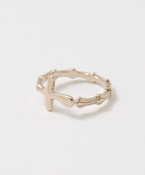 BEAUTY&YOUTH UNITED ARROWS(ビューティーアンドユースユナイテッドアローズ)の「ユニーク クロス リング(リング・レディース・シルバー/ゴールド・FREE)」の6枚目の写真