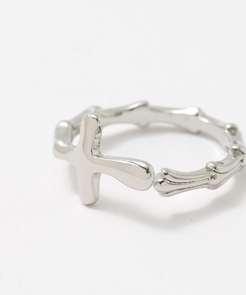 BEAUTY&YOUTH UNITED ARROWS(ビューティーアンドユースユナイテッドアローズ)の「ユニーク クロス リング(リング・レディース・シルバー/ゴールド・FREE)」の9枚目の写真